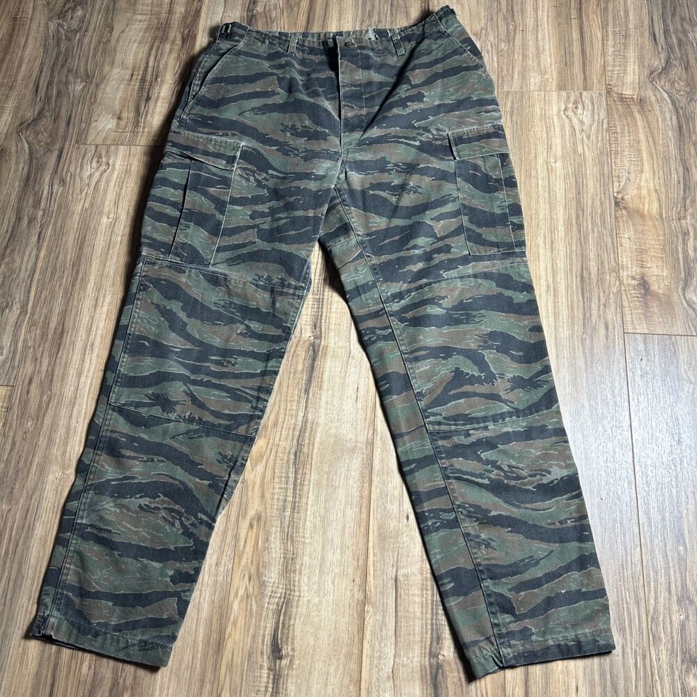 US Military tiger stripe Camouflage Uniform Pants 35-39 Cargo Army 1998 Tactical
